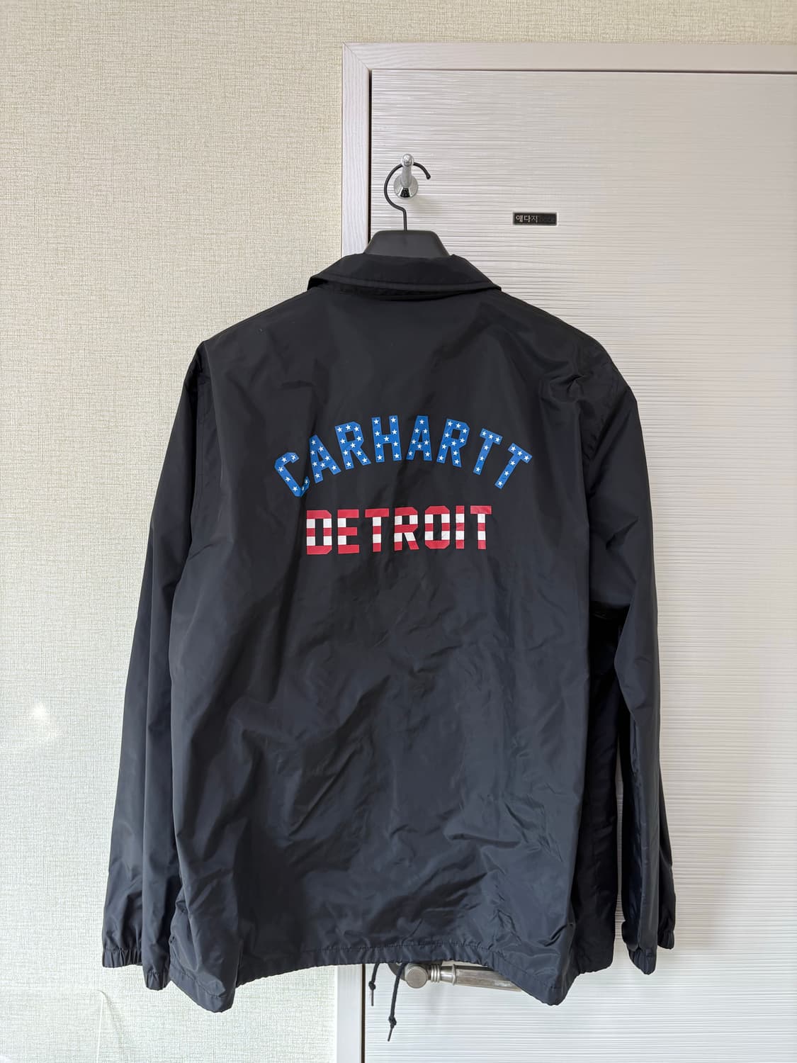 칼하트 WIP 코치 자켓 블랙 XL 상품이미지5