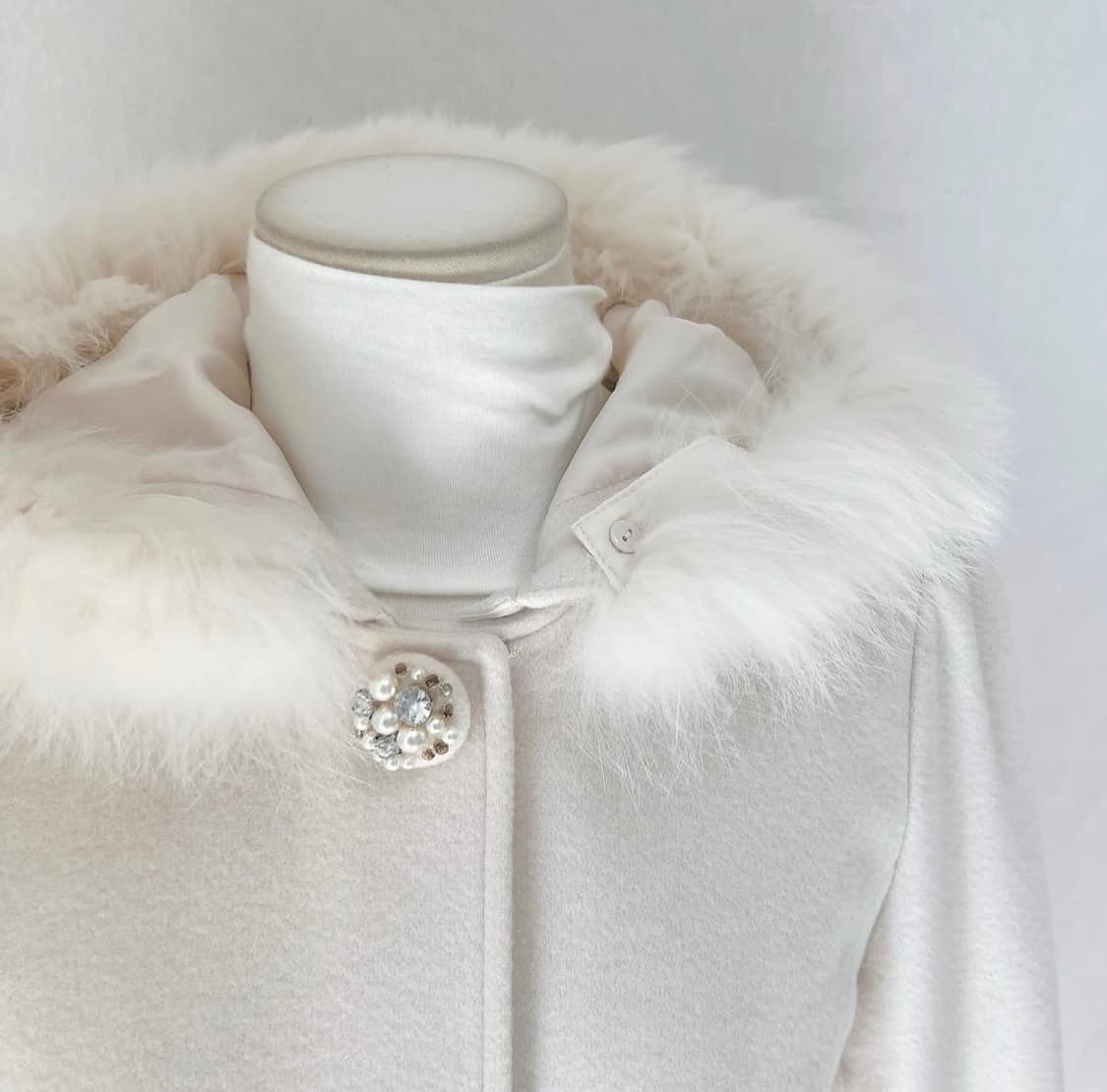 히메갸루 숏코트 아이보리 상품이미지5