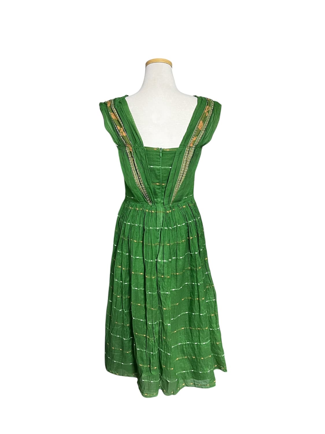 질스튜어트 그린 스트라이프 롱 원피스 상품이미지5