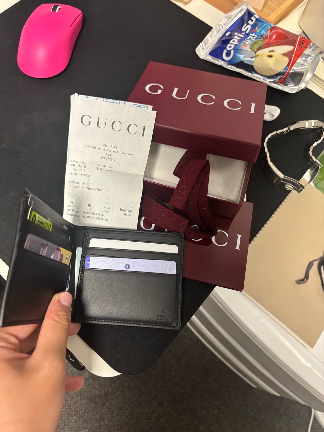 구찌 스네이크 지갑 판매합니다 상품이미지1