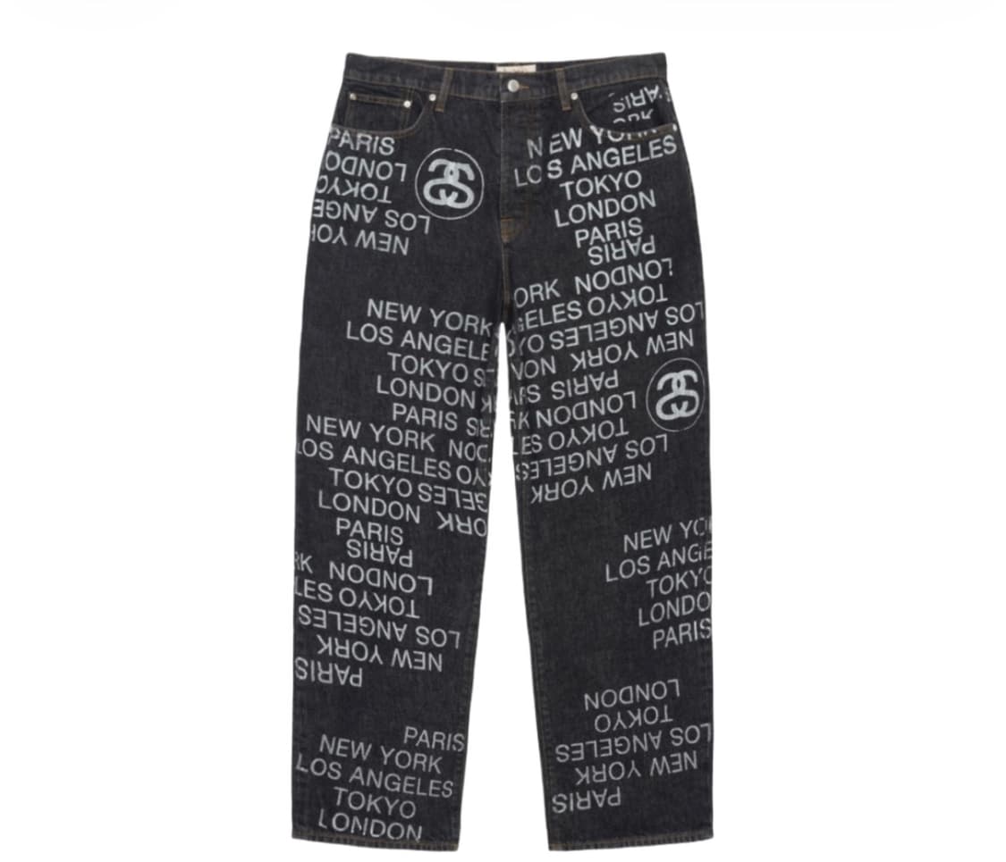 스투시 시티링크 데님 블랙 36사이즈 새상품팝니다 상품이미지2