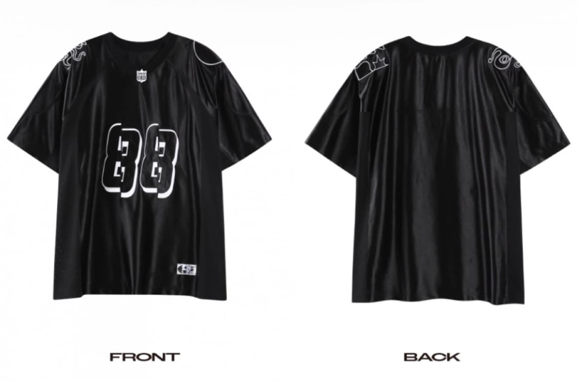 오디너리피플 패널 럭비 져지 블랙 상품이미지2