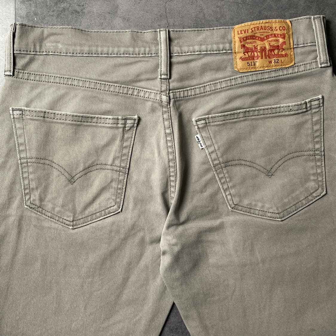 LEVI'S 리바이스511 라이트그레이 컷오프 하프팬츠 A01175 상품이미지6
