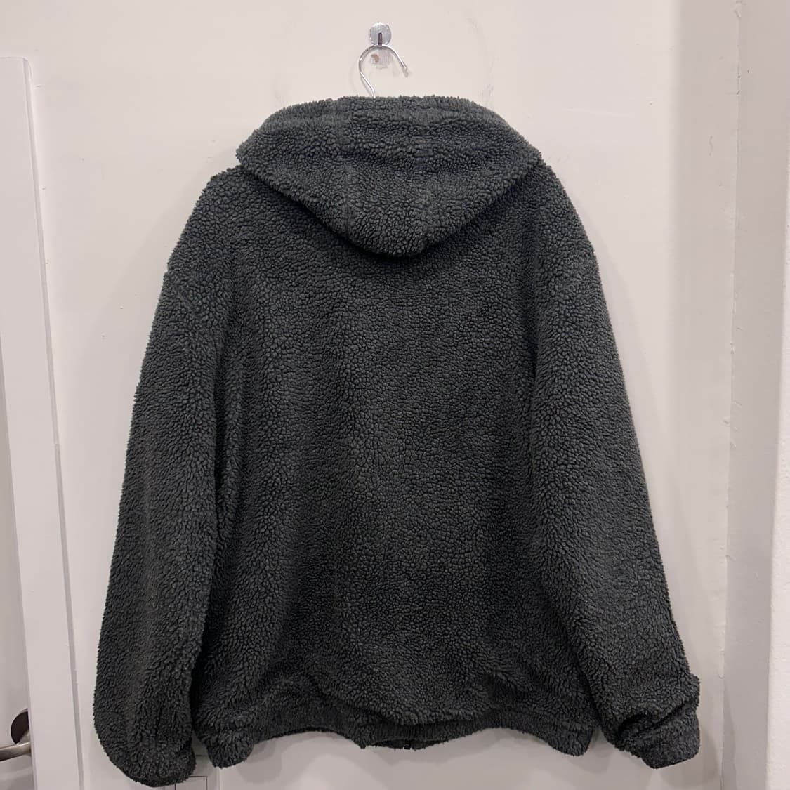 MLB 시카고 화이트삭스 와펜로고 뽀글이 후드 플리스 상품이미지5