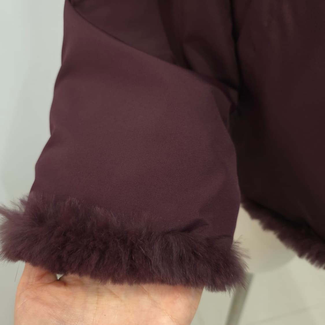 리얼 래빗퍼 리버시블 양면 퍼 자켓 상품이미지7