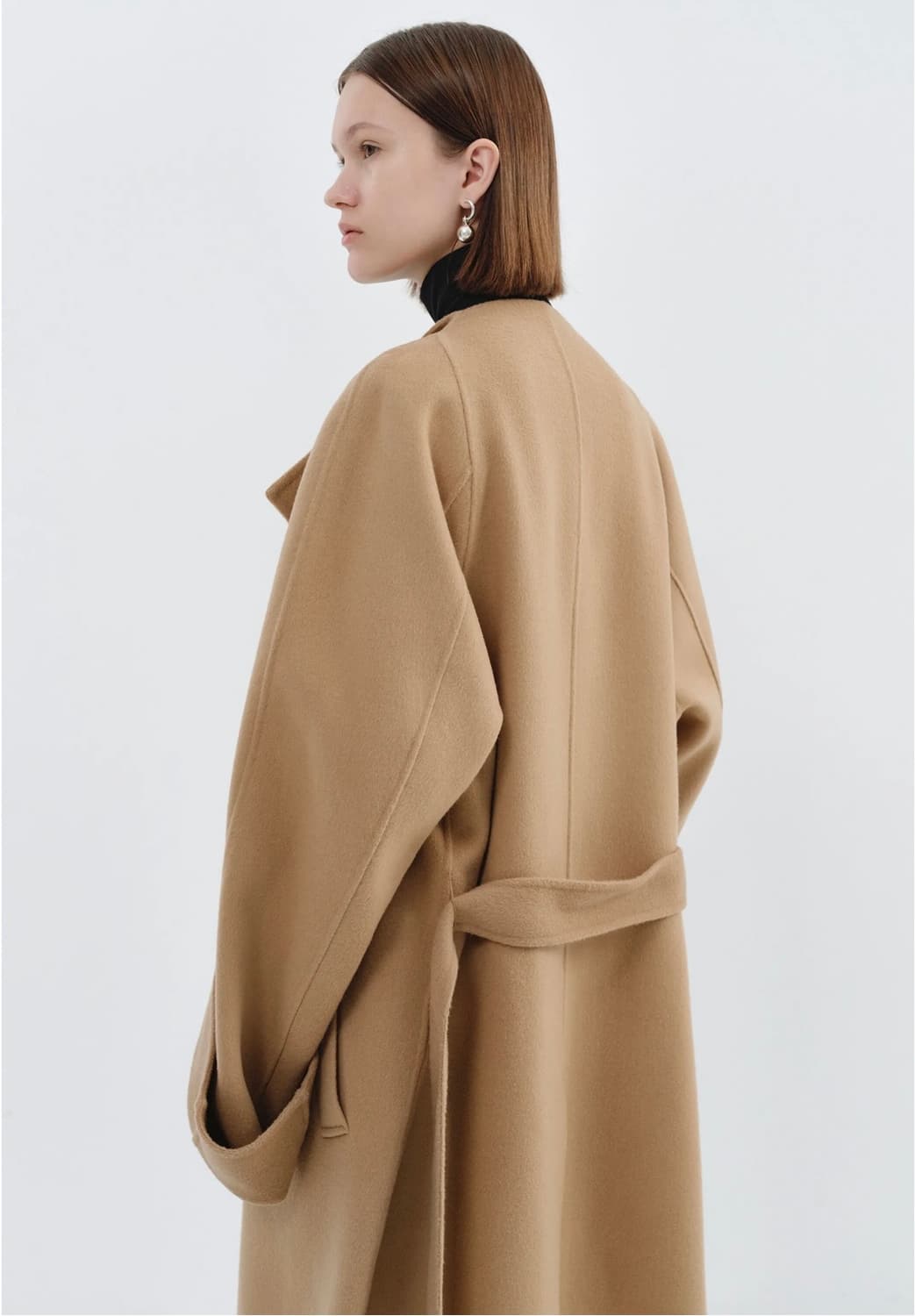 로우클래식 핸드메이드 코트 L 사이즈 HANDMADE WRAP COAT 상품이미지6