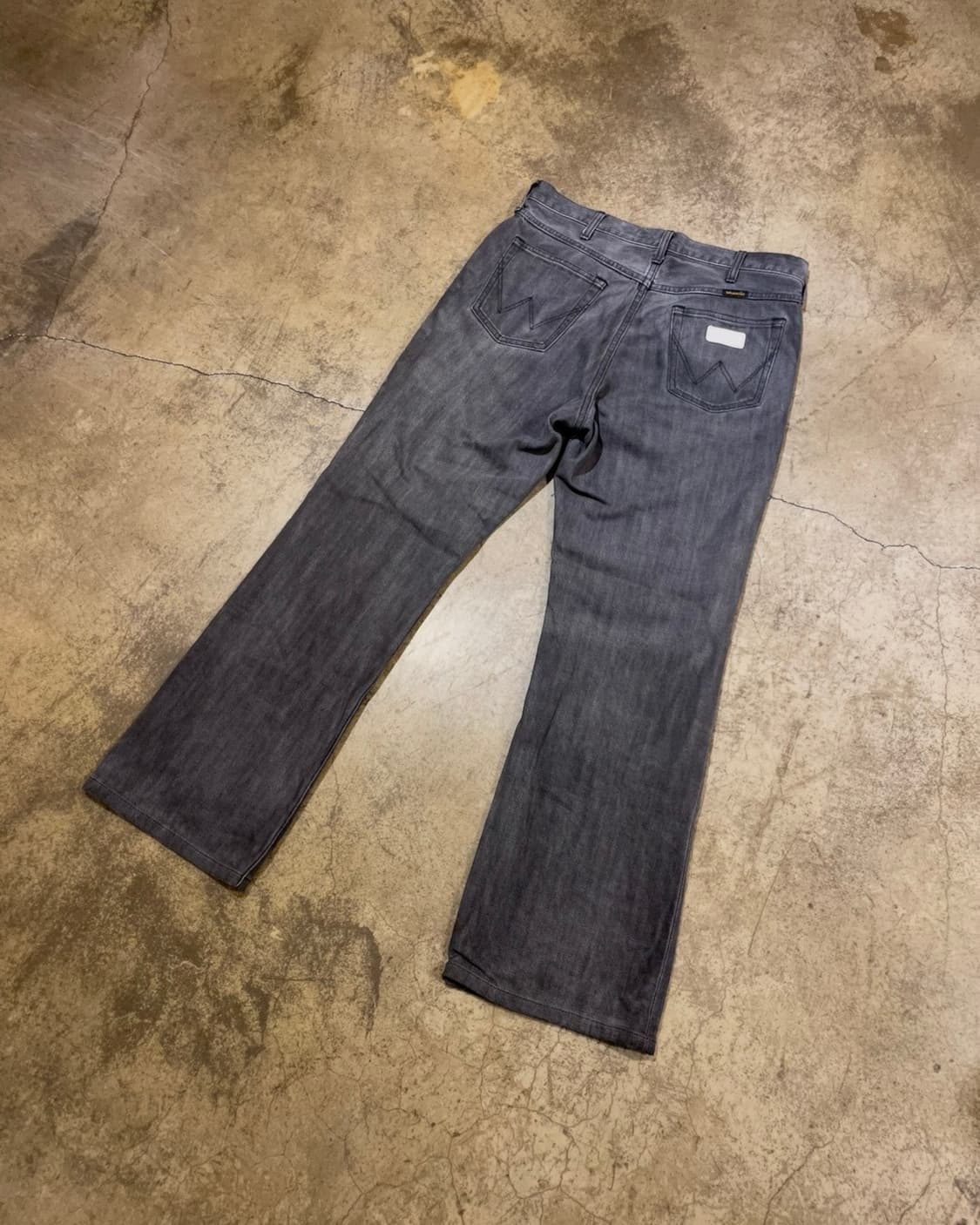 Wrangler wo377 그레이 플레어 데님 팬츠 상품이미지2