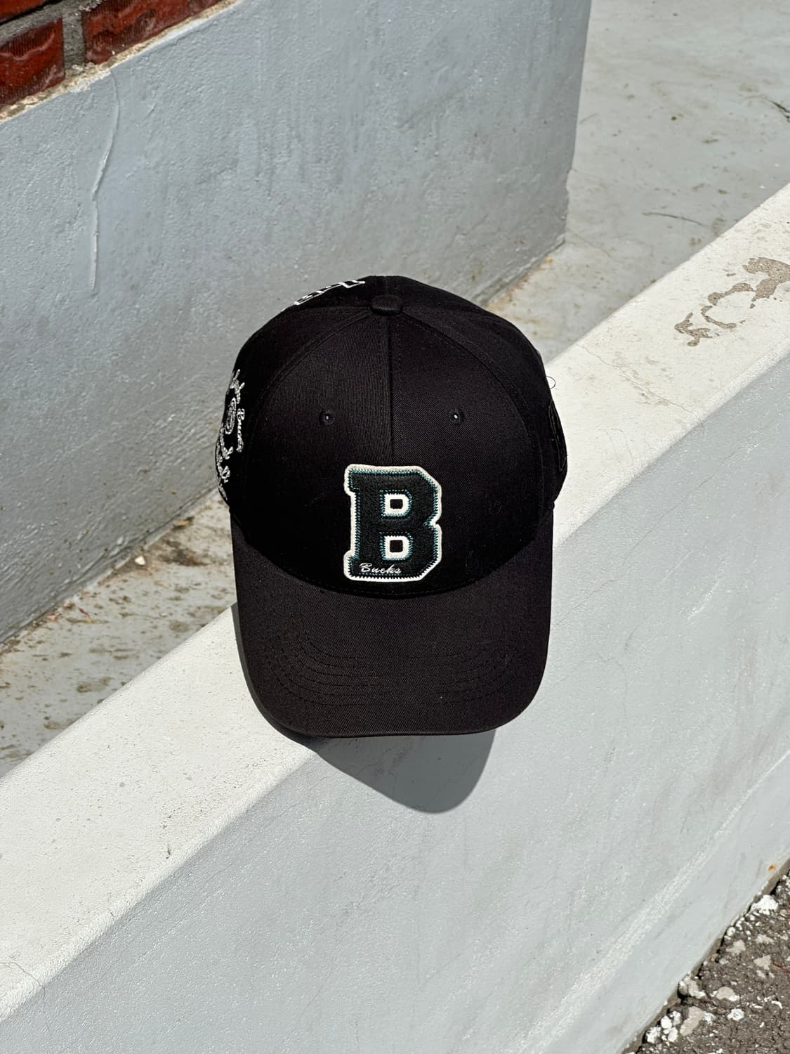 [F] NBA 엔비에이 B로고 블랙 볼캡 모자 상품이미지1