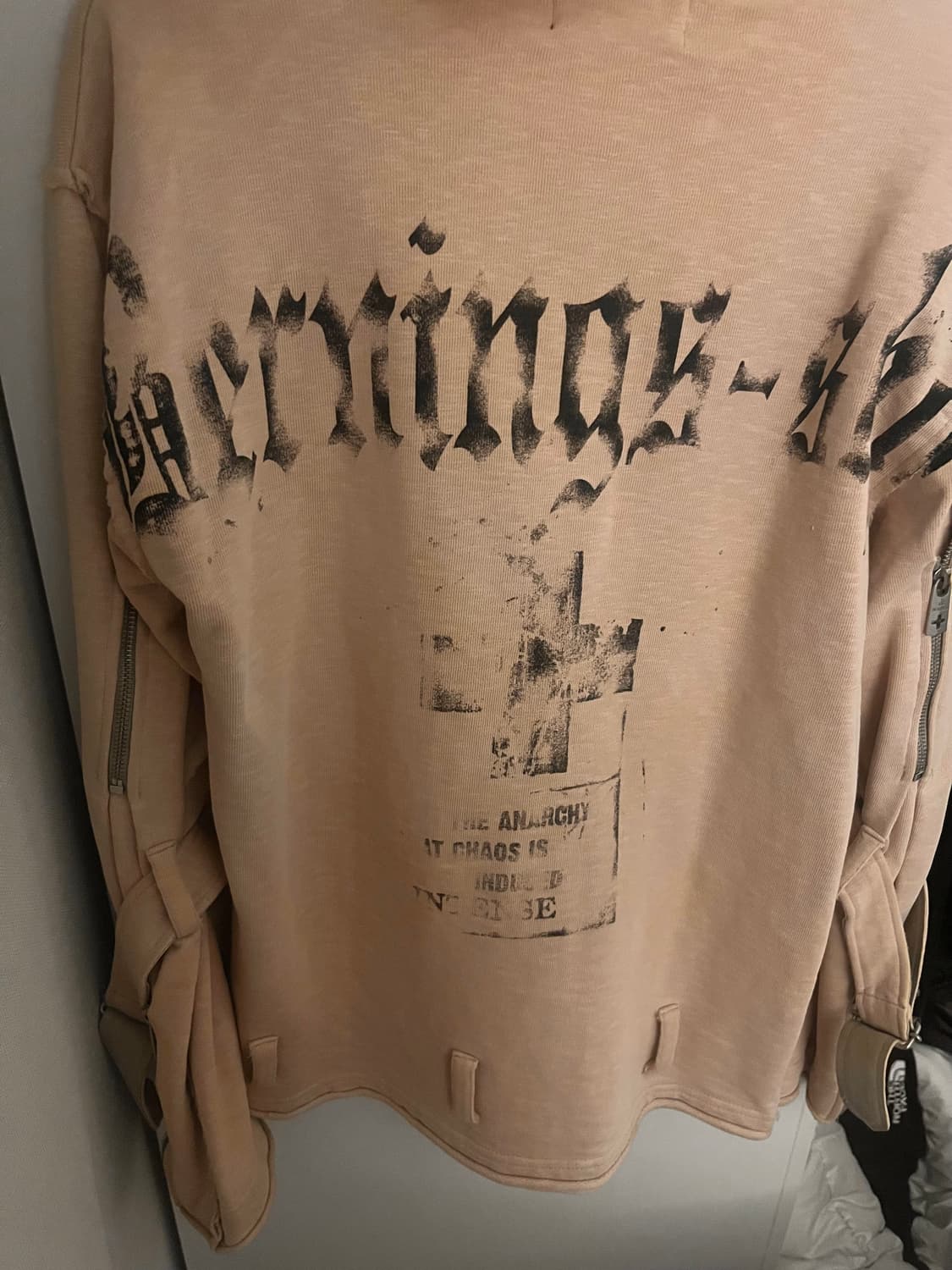 빈티지 데미지후드집업 상품이미지3