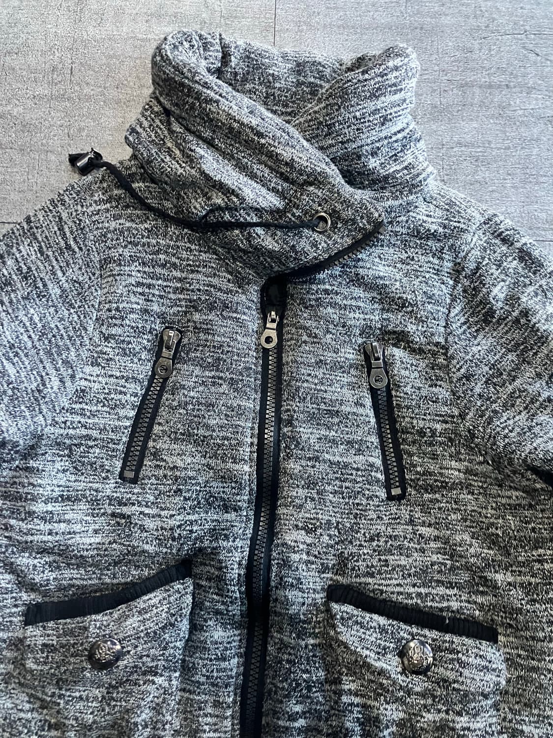 일본빈티지 Crazyangel 핀터깔y2k 하구미모리걸 헤링턴 봄버자켓 상품이미지2