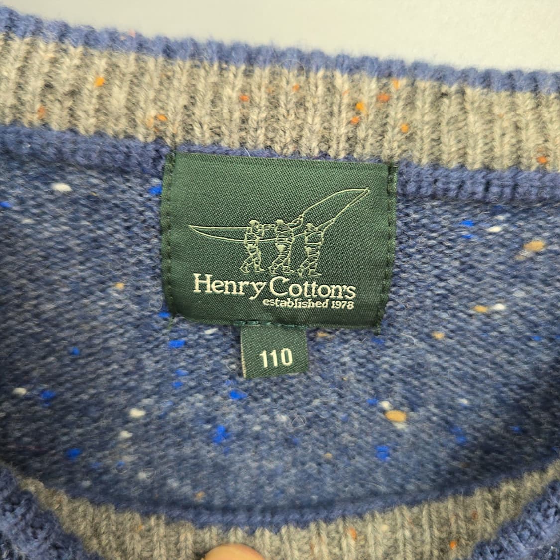 남성 헨리코튼 Henry Cottons 네프사 울 니트 스웨터 110 상품이미지6