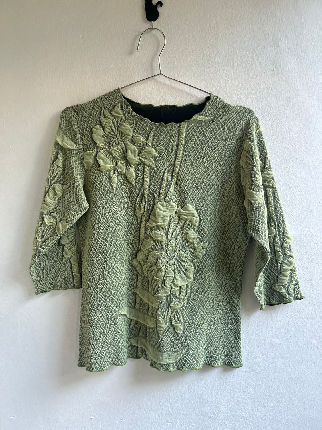 꽃 러플 티셔츠  상품이미지1