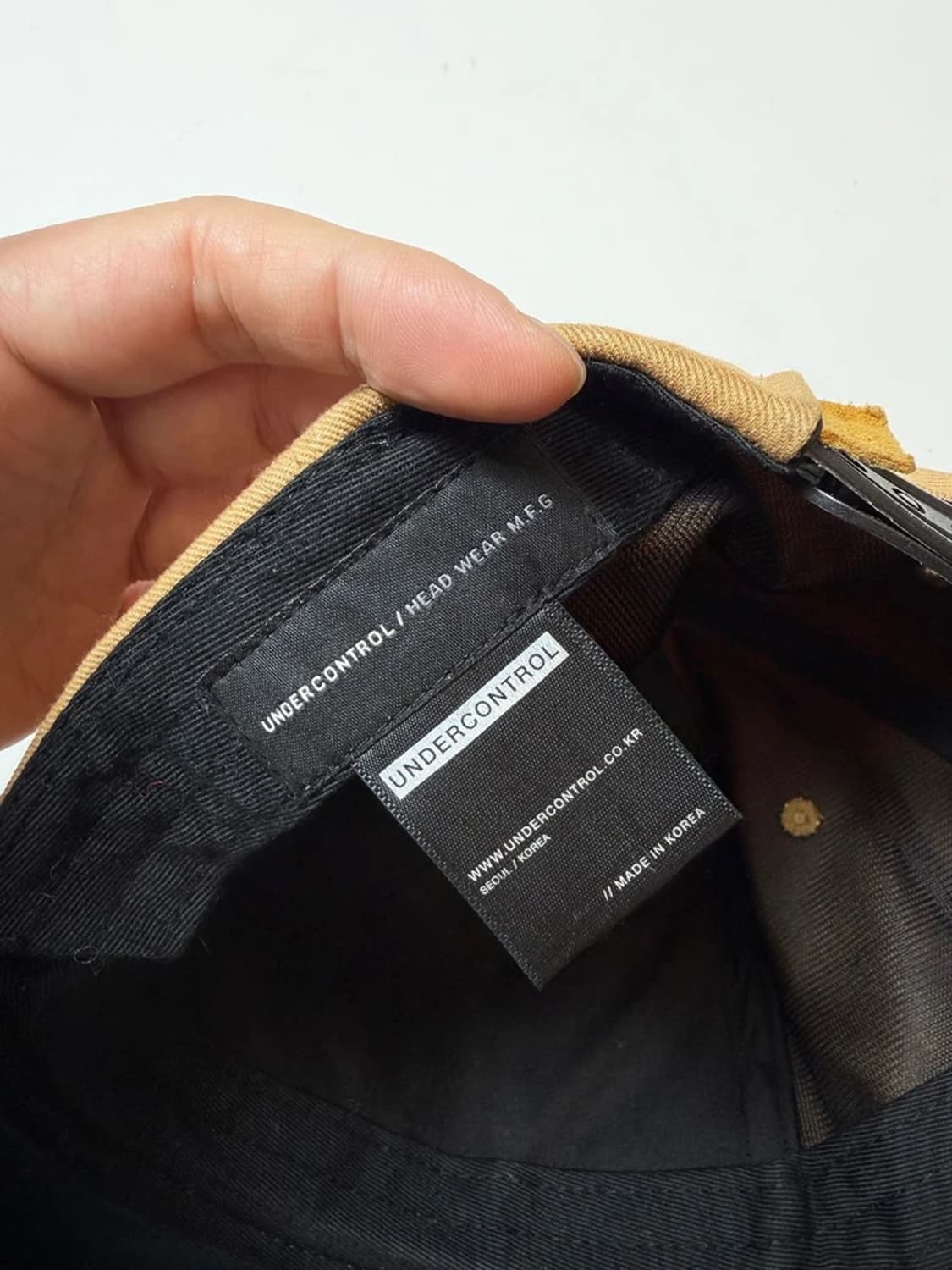 언더컨트롤 UNDERCONTROL 도그 자수 스냅백 Q1512 상품이미지7