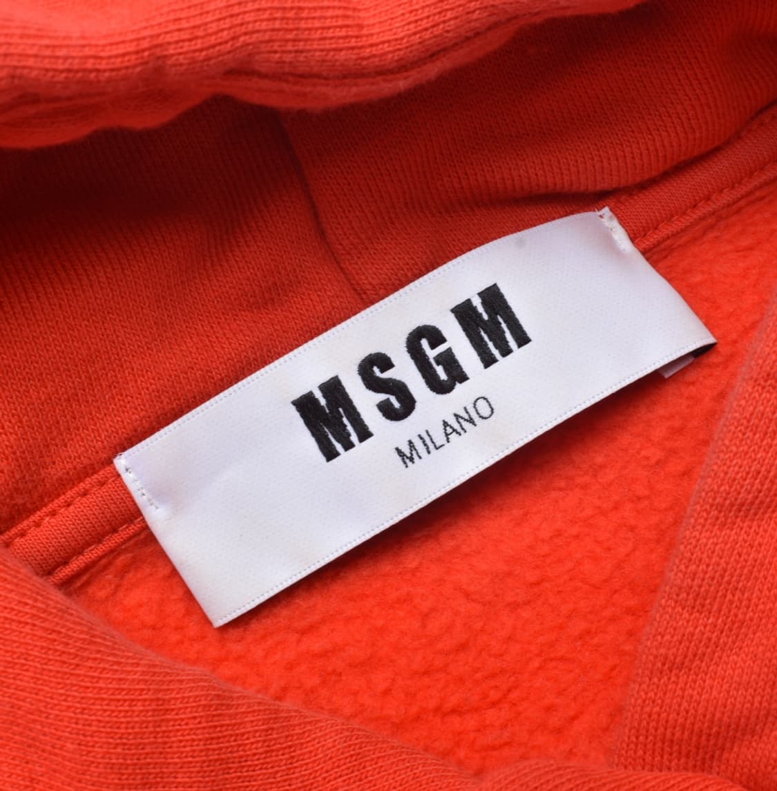 MSGM  빅로고 패치 유니크 기모 후드 티셔츠 S M25042605 상품이미지9
