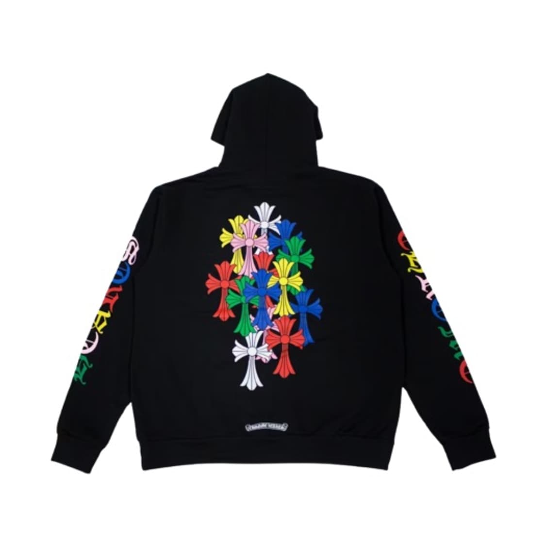 크롬하츠 멀티 컬러 크로스 세머터리 후드 블랙 상품이미지1