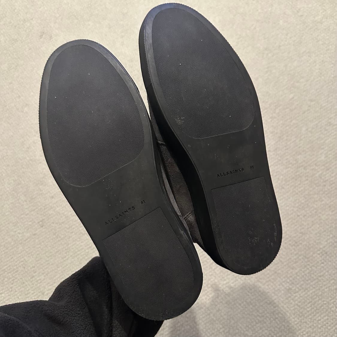 올세인츠 AllSaints 리얼 스웨이드 하이탑 스니커즈 상품이미지5