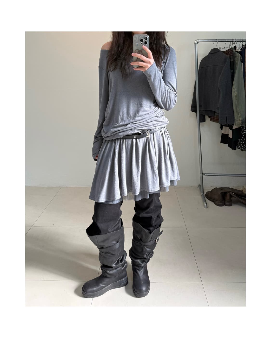 빈티지 셔링 원피스 상품이미지3