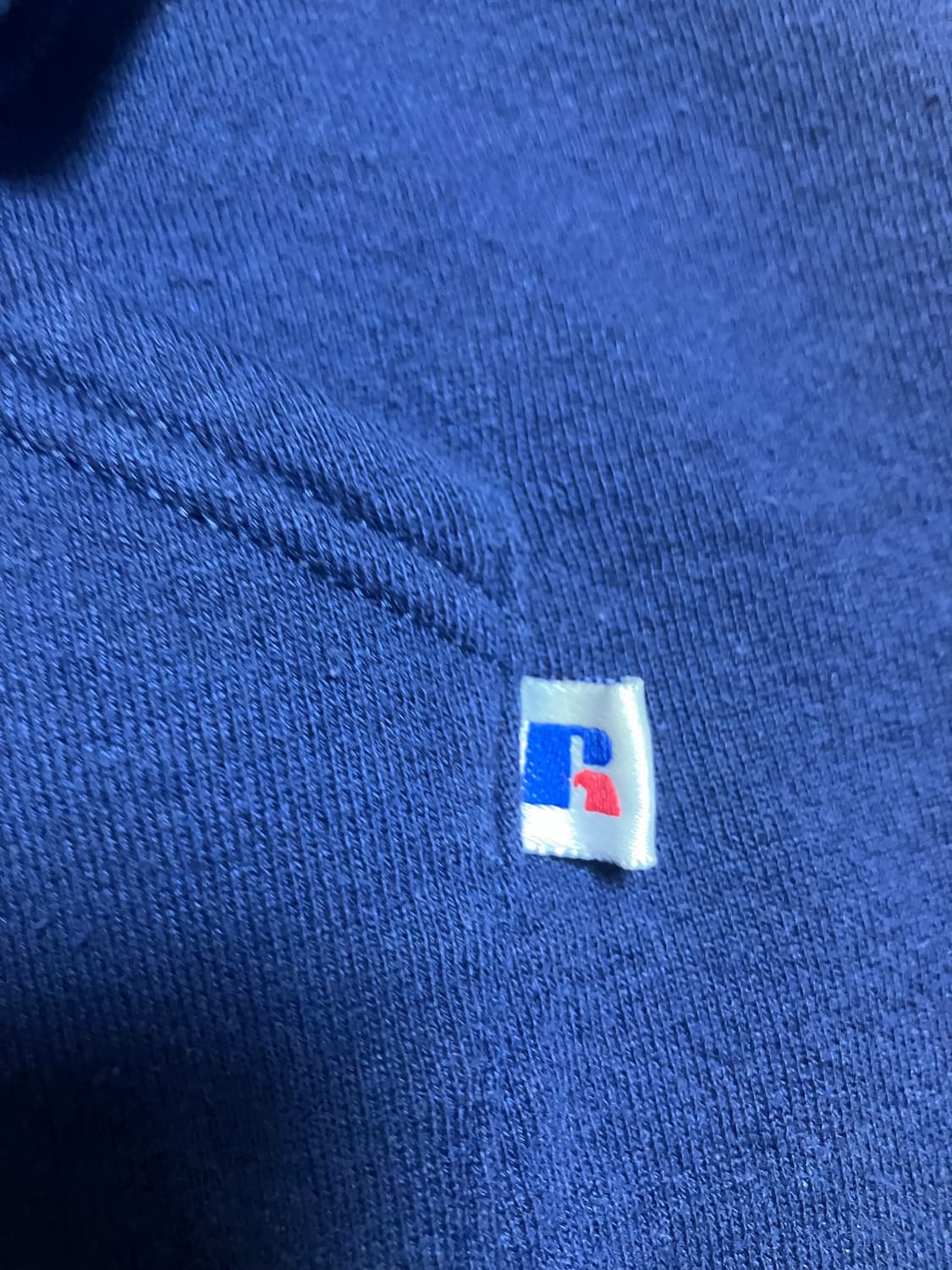 90S Russell Athletic 네이비 후드집업 XL USA 상품이미지3