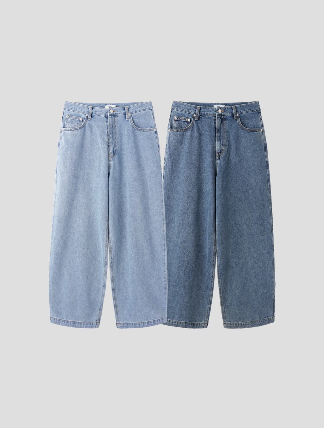 세머 벌룬핏 데님 연청/중청 상품이미지3