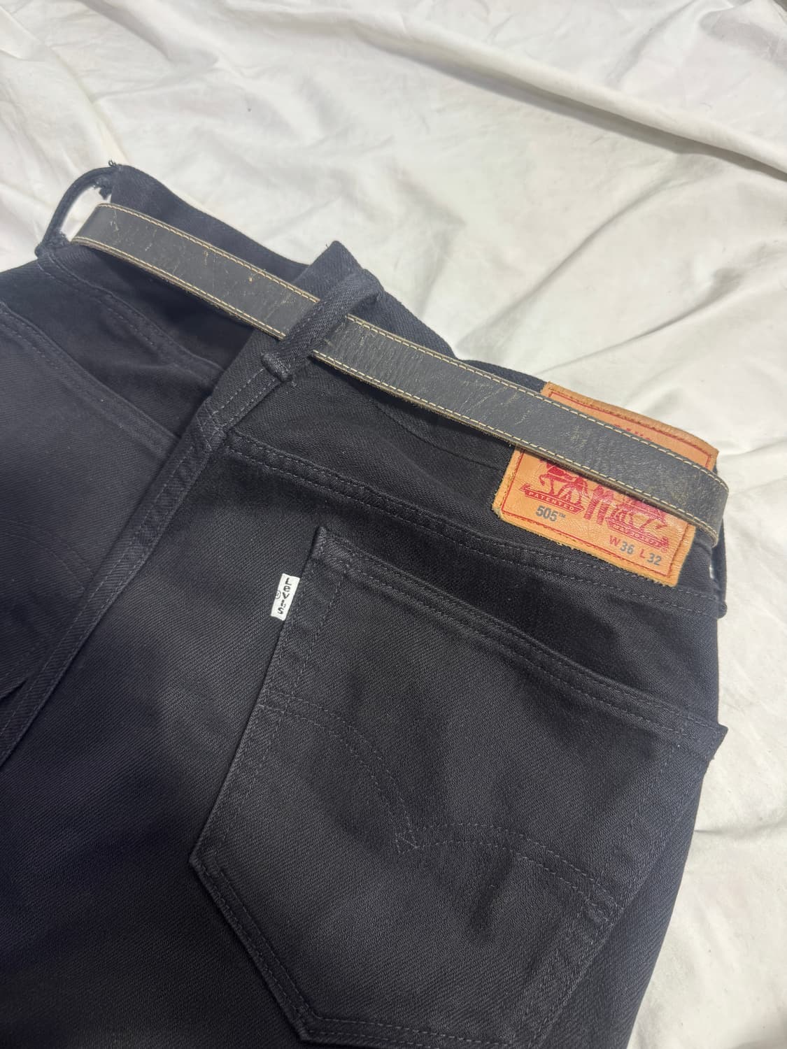 빈티지 웨스턴 레더 벨트 상품이미지2