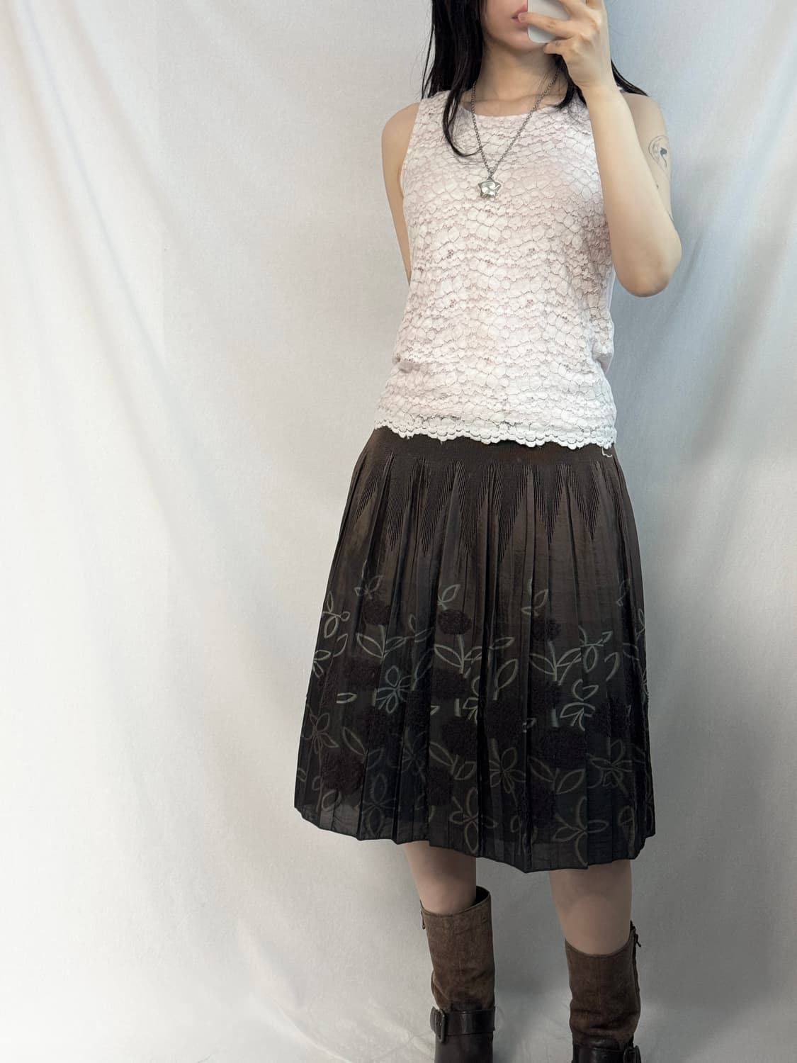 레이스 슬리브리스 상품이미지5