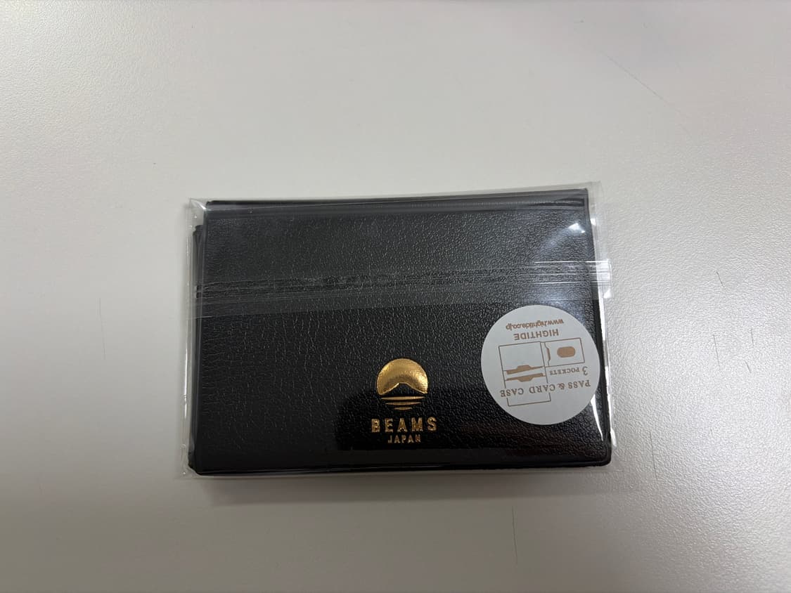 빔즈 x 하이타이드 스페셜 오더 패스 & 카드 케이스 블랙 상품이미지2