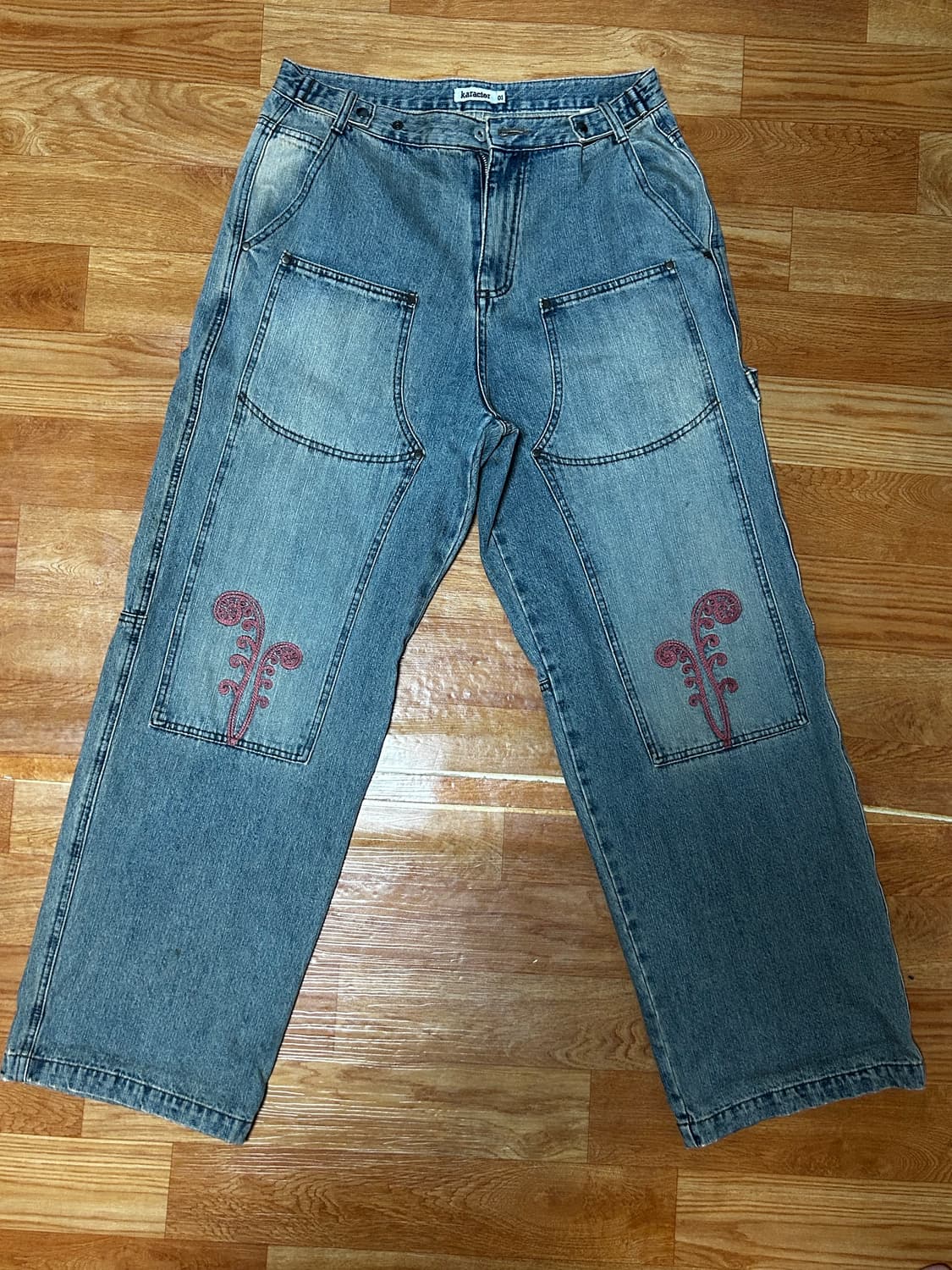 카락터 더블니 팬츠 상품이미지4