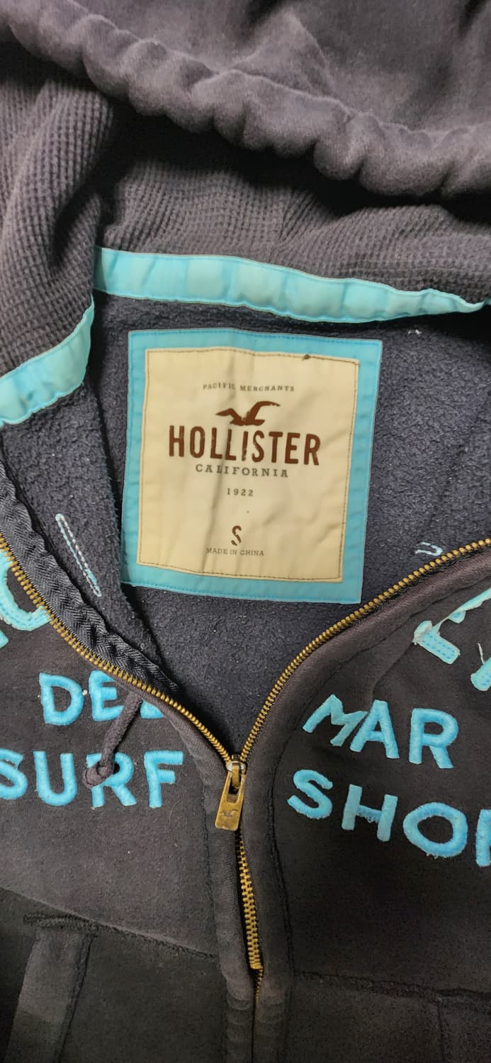 홀리스터 블랙 민트 후드집업 s 상품이미지2