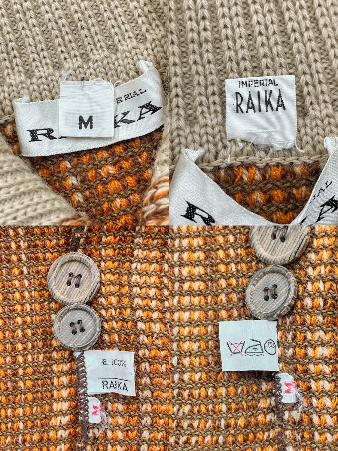 Raika AG90's 니트 가디건 상품이미지6