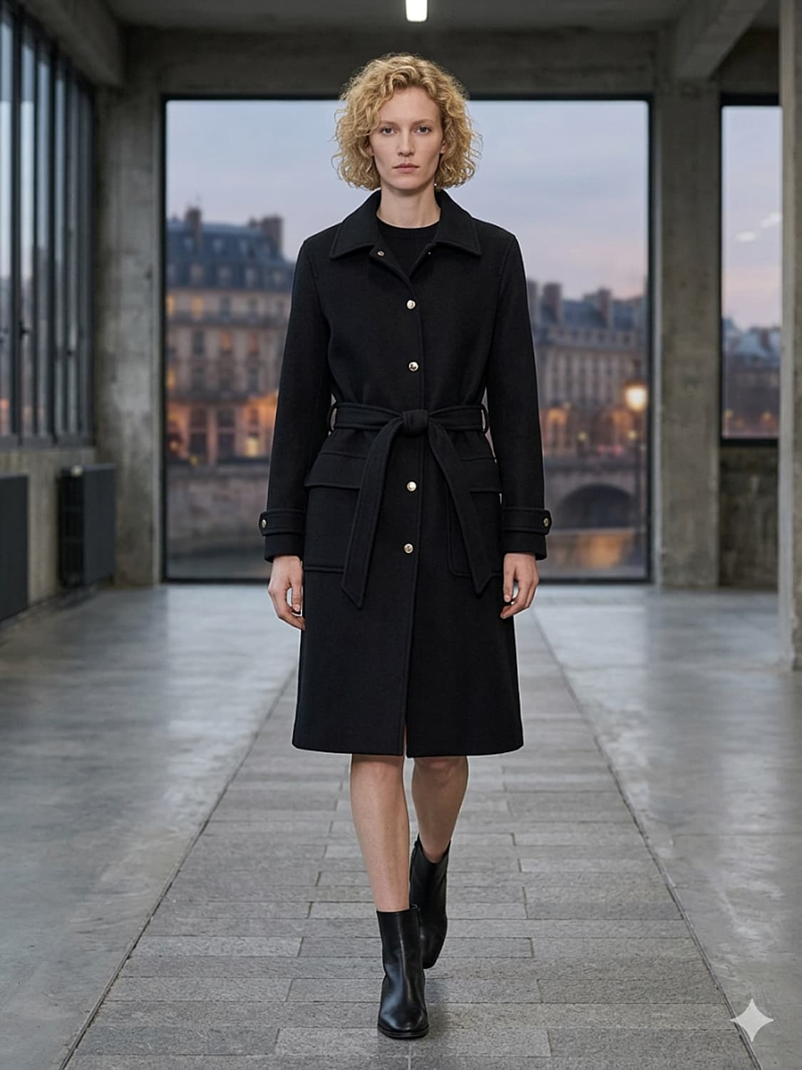 여) 아페세 2022 벨티드 울코트  상품이미지10