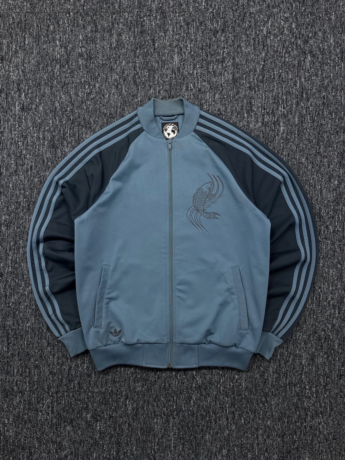 아디다스 블루 네이비 잉어자수 져지 상품이미지3