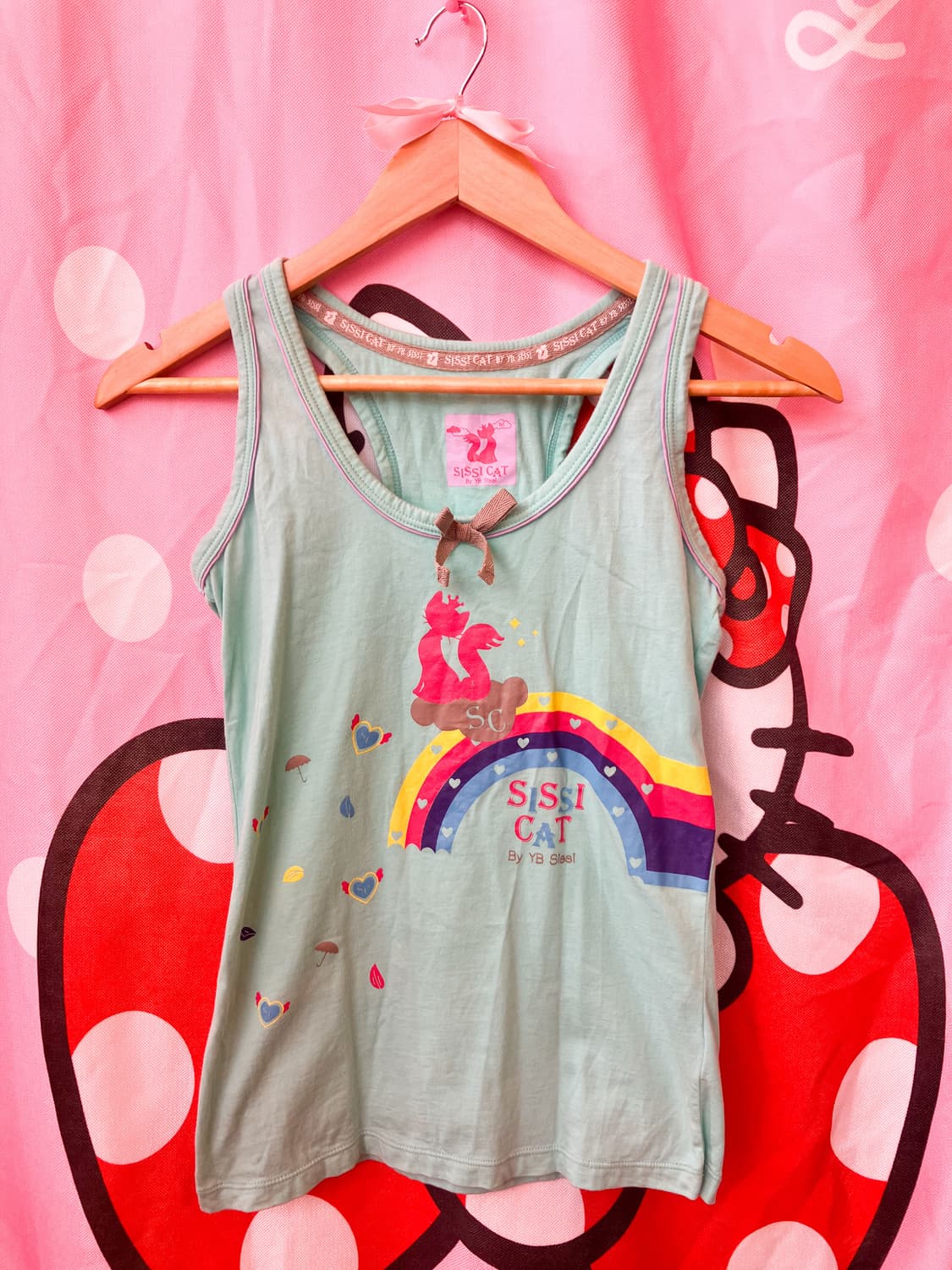 jpn 시스캣 민트 슬리브리스 상품이미지1