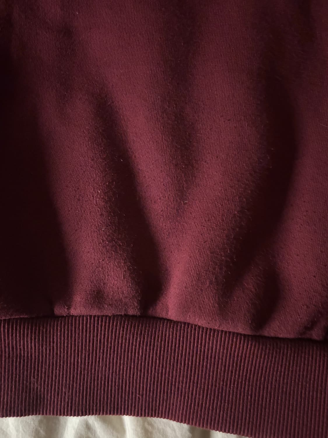 오드스튜디오 버건디 후드티 상품이미지2