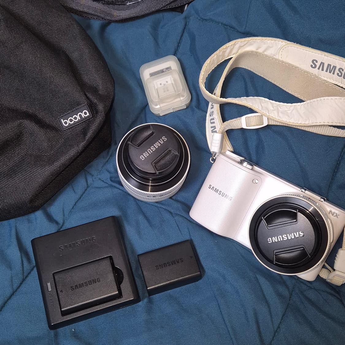 삼성 NX2000 화이트 빈티지 카메라 디카 미러리스 samsung 상품이미지1