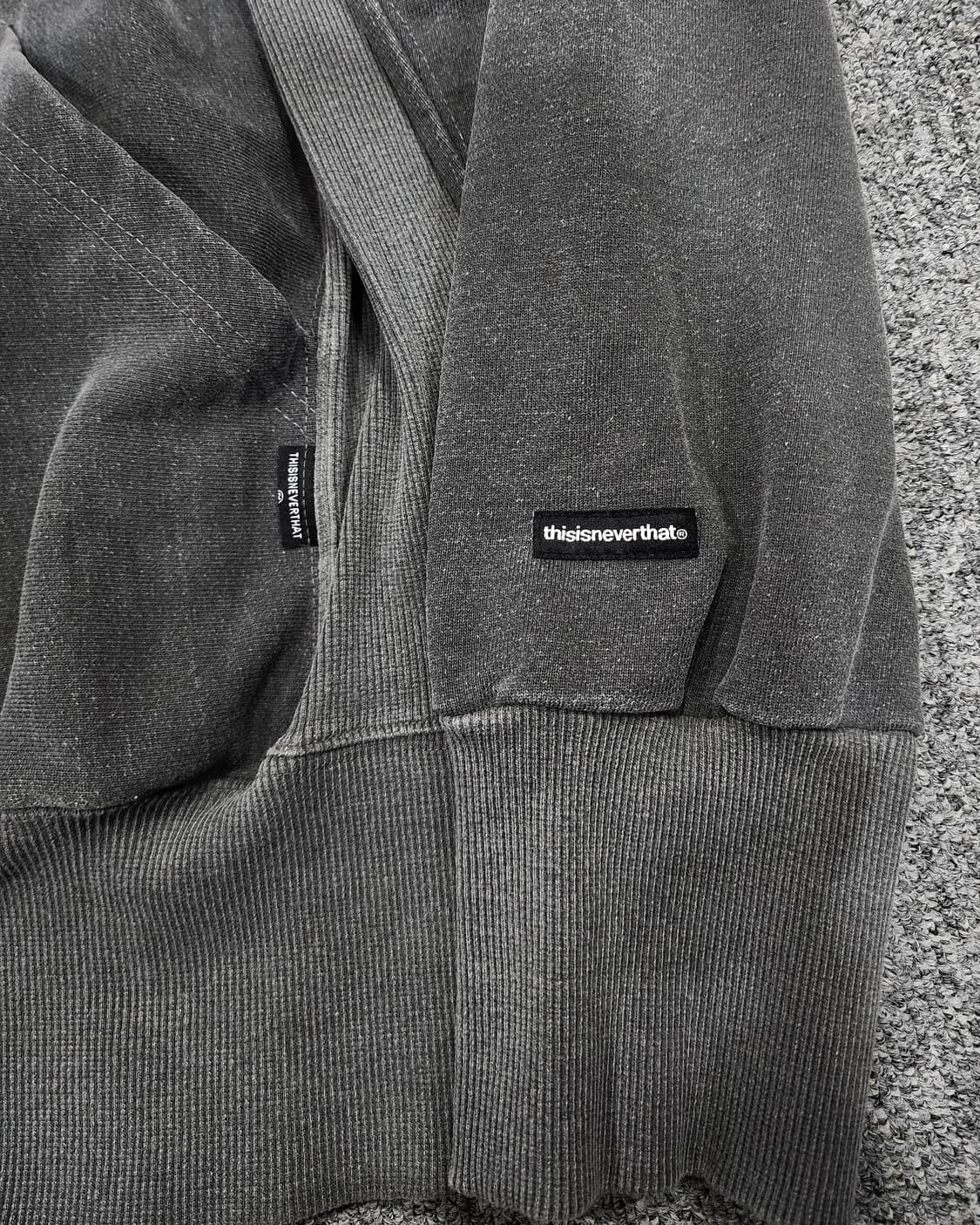 디스이즈네버댓 빈티지 피그먼트 다잉 스펠로고 맨투맨 L 상품이미지7