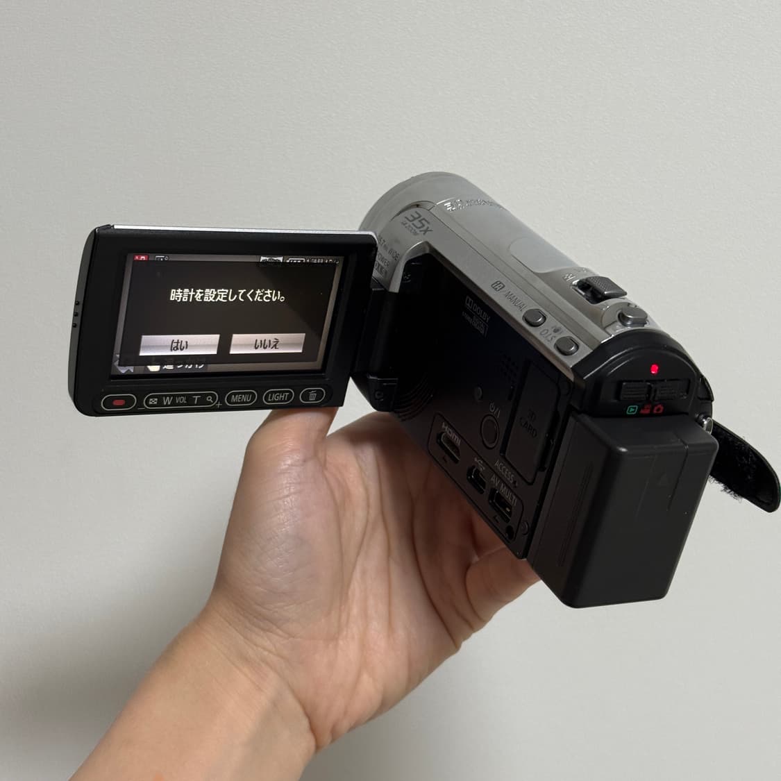 풀구성 Panasonic HDC-TM60 파나소닉캠코더 빈티지캠코더 디카 상품이미지9