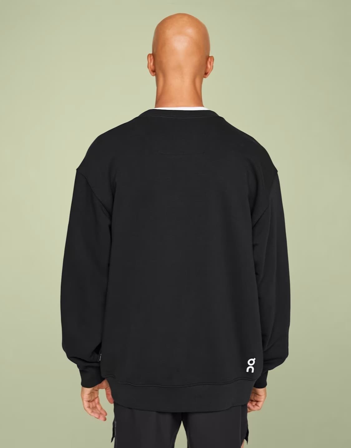 [M]온러닝 맨투맨 크루넥(On Club Crew) 블랙 상품이미지3