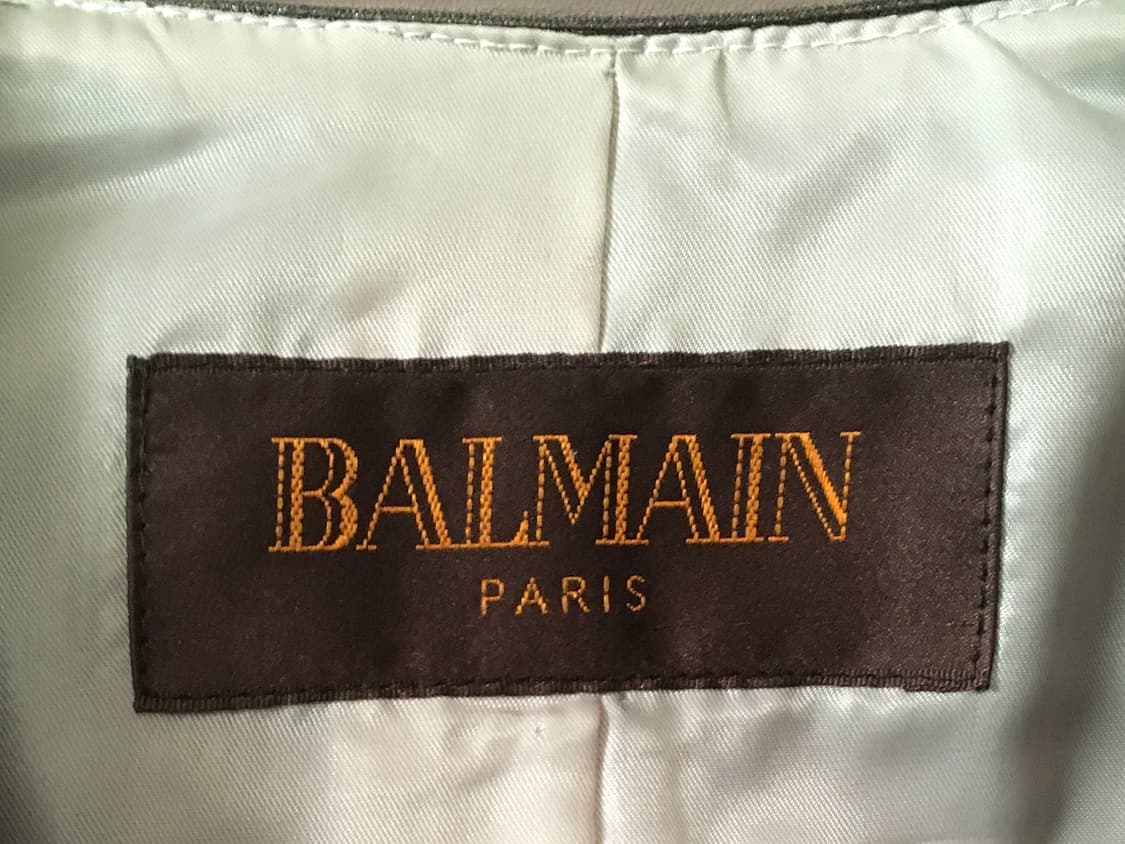 BALMAIN Leather Stitch Jacket 상품이미지2