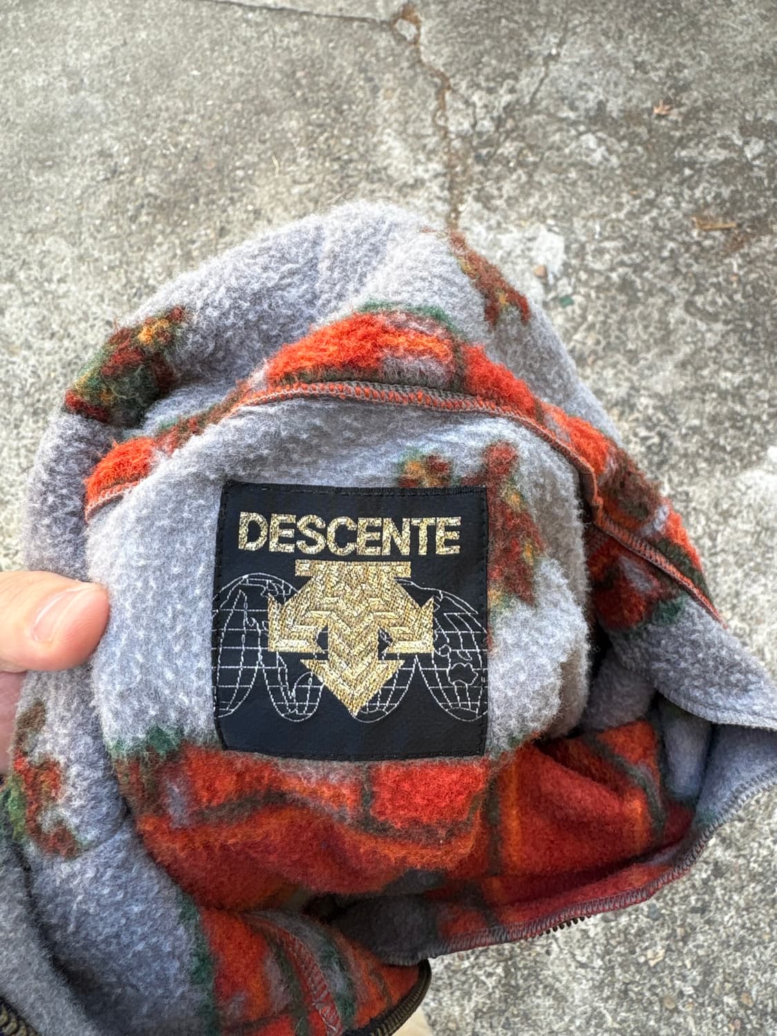 90s Descente 플리스 하프집업 🦎 상품이미지5