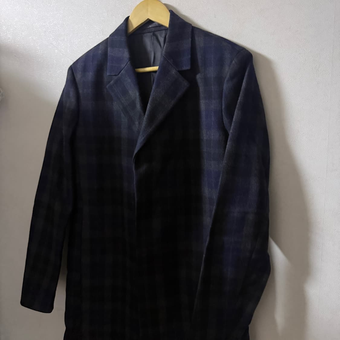 띠어리 남성 겨울 체크코트 M (남성 슬림 100정도) 상품이미지6