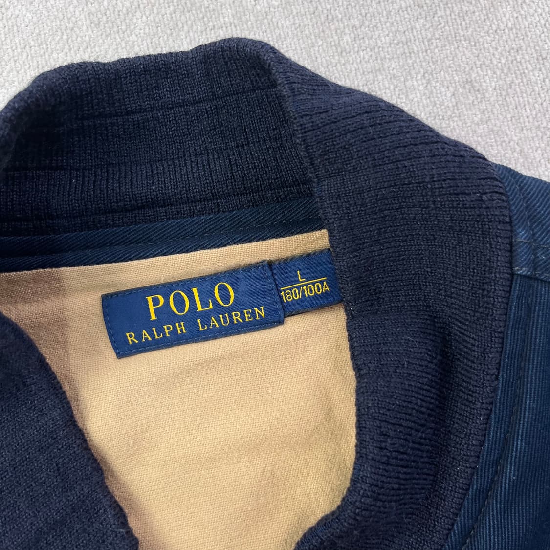 100 폴로 랄프로렌 데이비슨 풋볼 바시티 자켓 상품이미지4