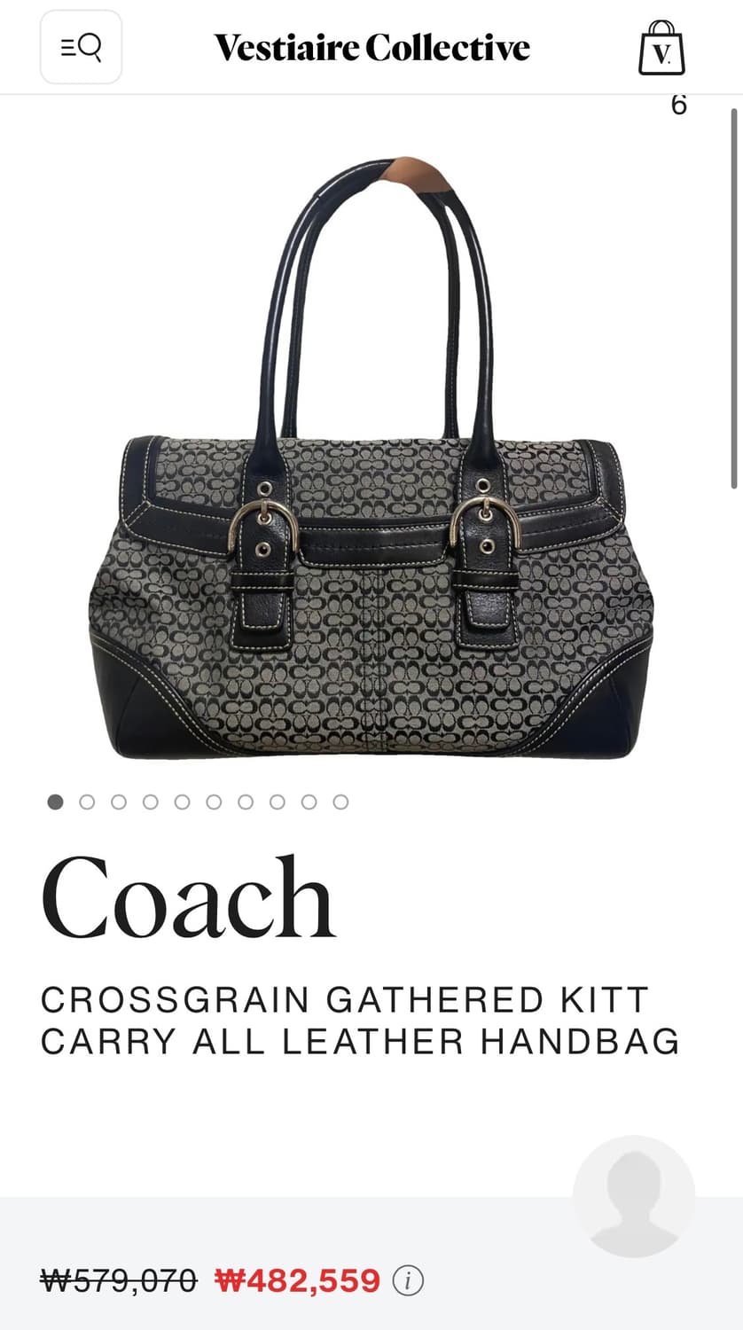 COACH 00's Jacquard  Shoulder Bag 상품이미지3