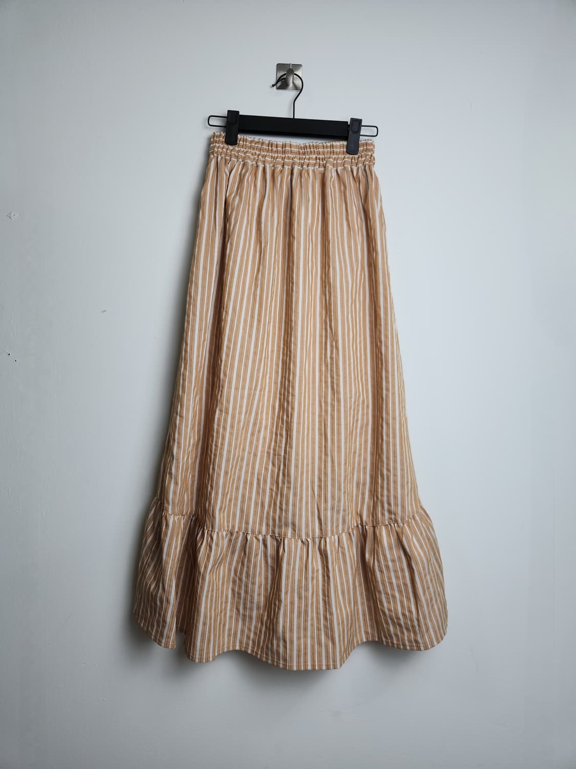 러플 스트라이프 롱 스커트 상품이미지8