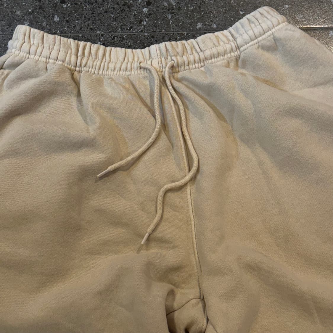 워싱조거팬츠 츄리닝 아이보리 라지 상품이미지2