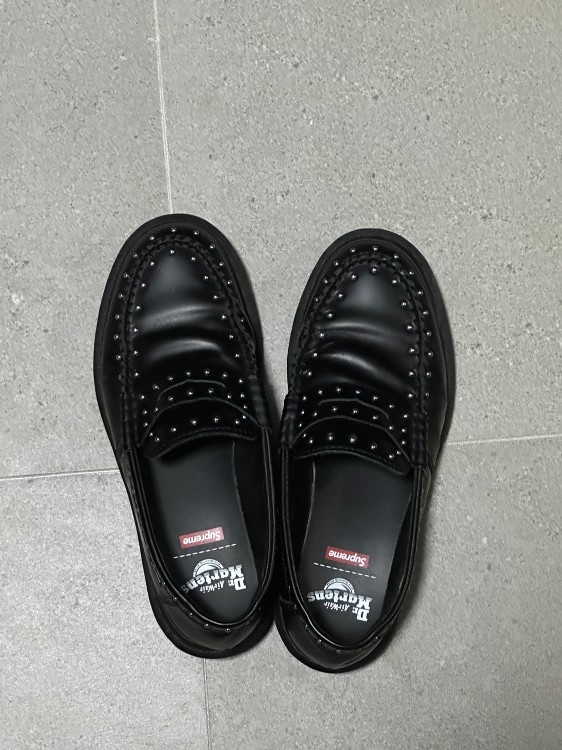 270 슈프림 닥터마틴 스터드 블랙 상품이미지1