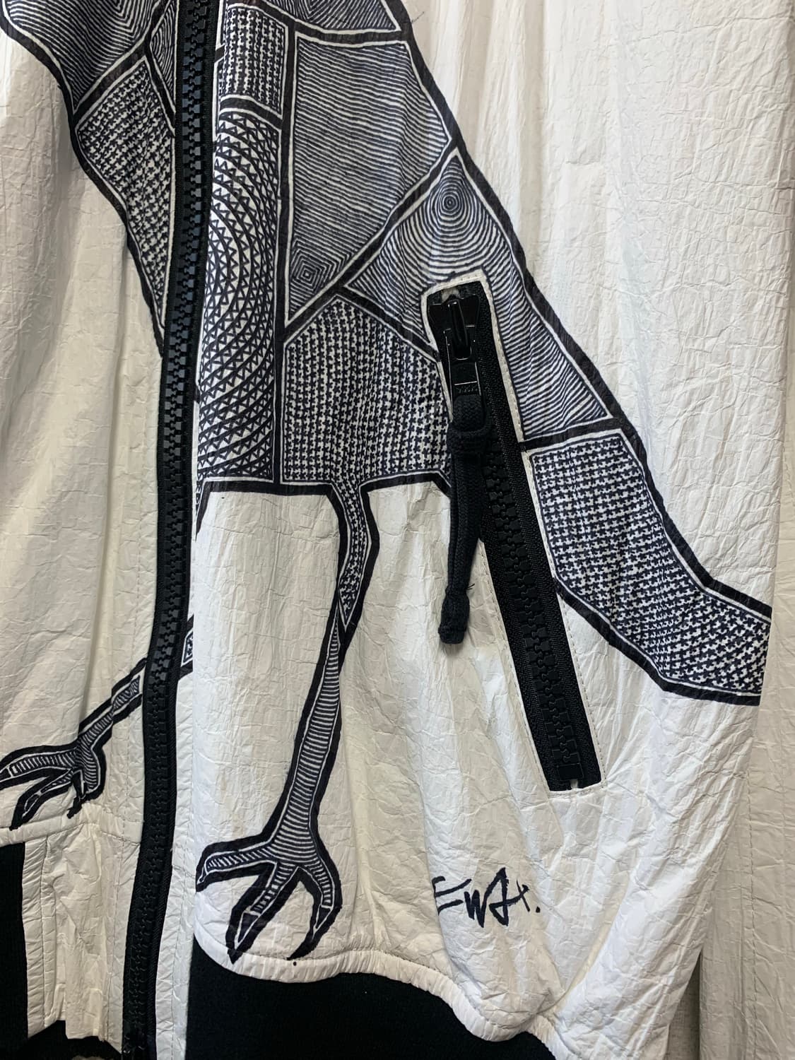 솔로이스트 핸드프린팅 자켓 상품이미지2