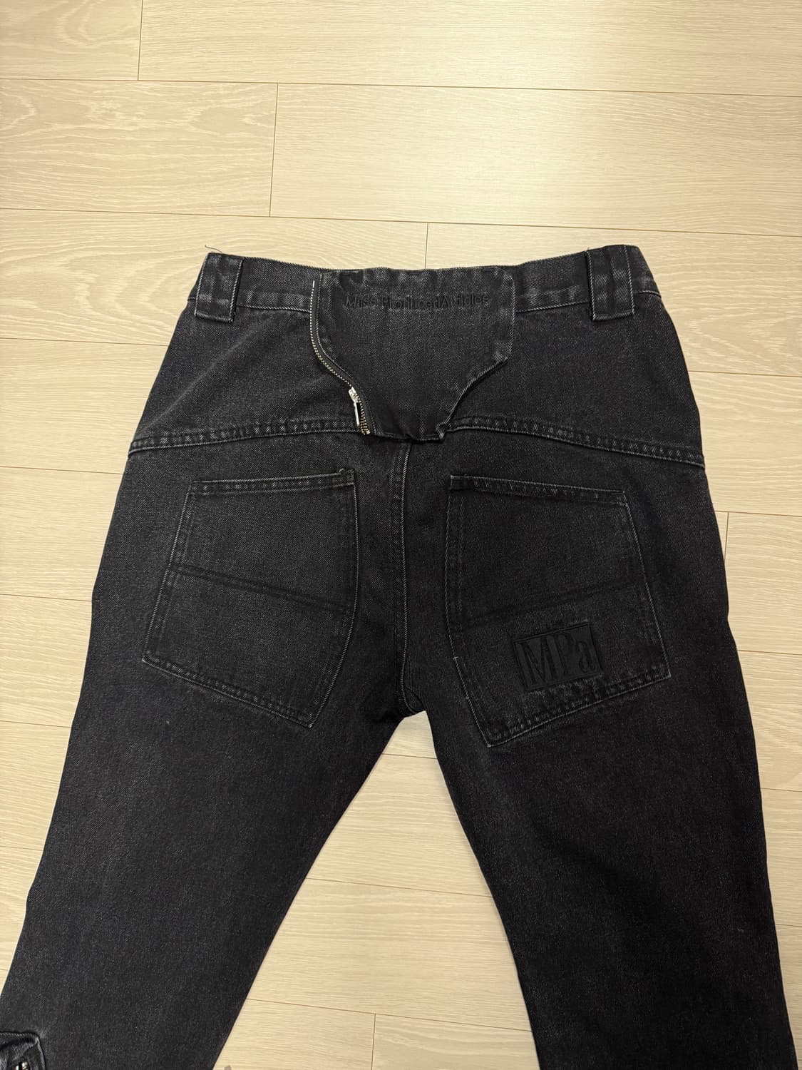 플라스틱프로덕트 MPa ANKLE CARGO PANTS (BLACK) 상품이미지7