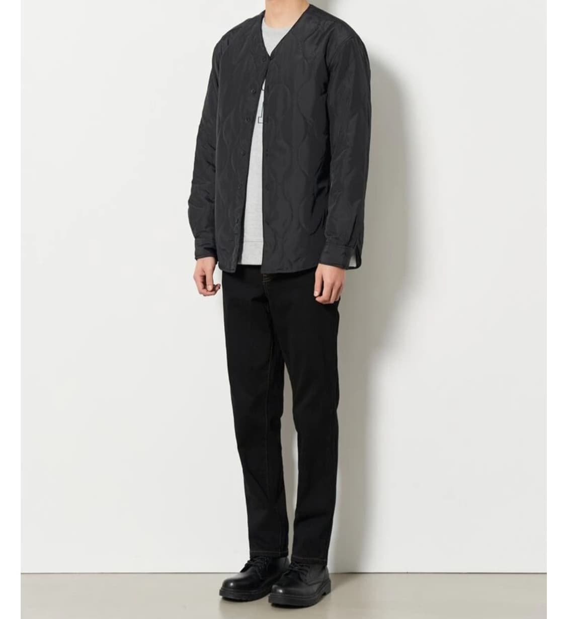 에잇세컨즈 퀼팅  패딩 셔츠 셔켓 점퍼(105) 상품이미지7