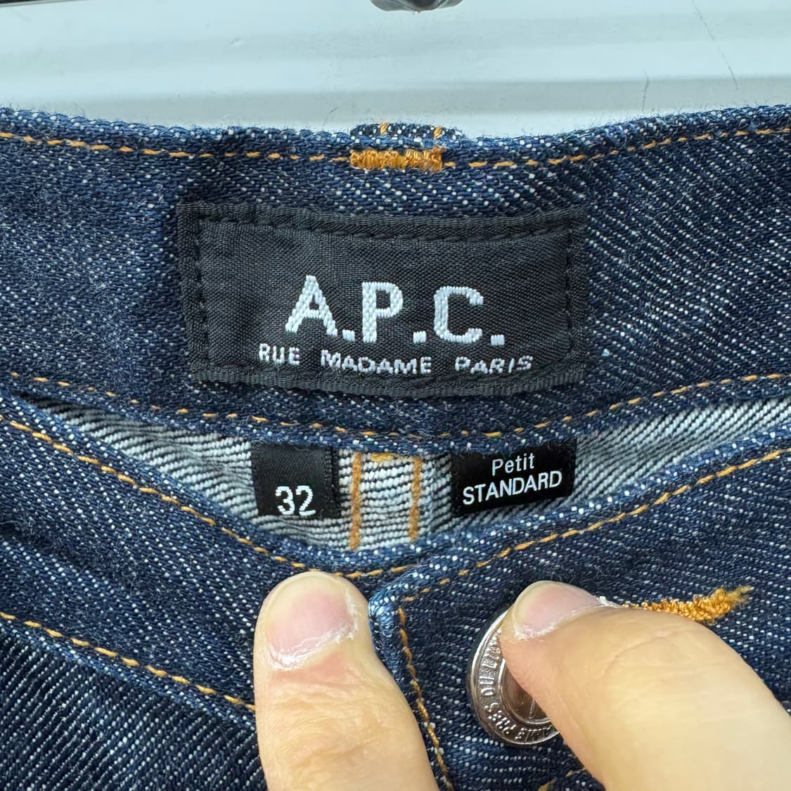 A.P.C. 생지 데님 청바지  허리32in 상품이미지5
