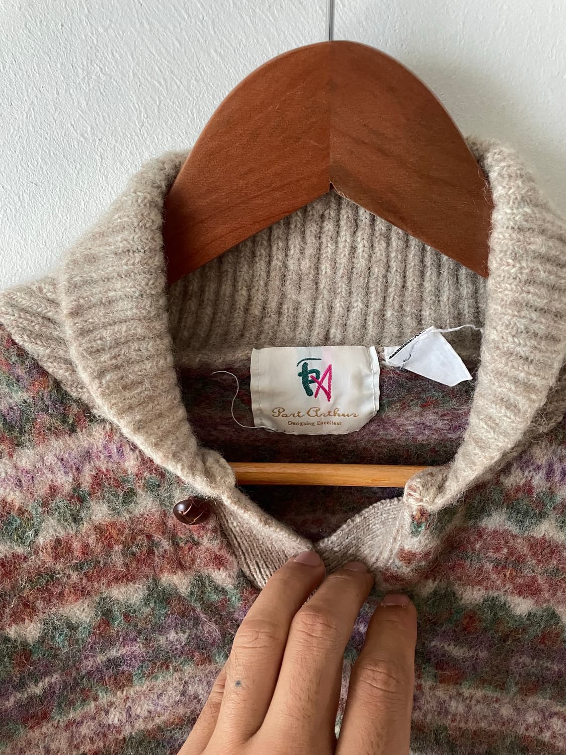 90's JPN Vintage Wool Sweater 상품이미지4